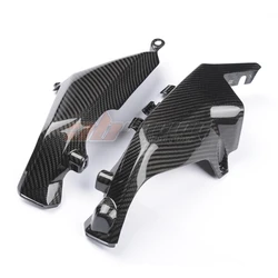 Ducati Monster Radiator Side Covers Full Carbon Fiber Side Panel Fairing Cowling Compatible with 696 795 796 1100 Models
