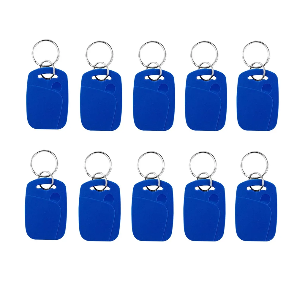 10 Stuks 2 In 1 Dubbele Chipfrequentie Rfid Keyfob 125Khz T5577 + 13.56Mhz Uid Herschrijfbare Samengestelde Toegangscontrole Key Tags Ic + Id