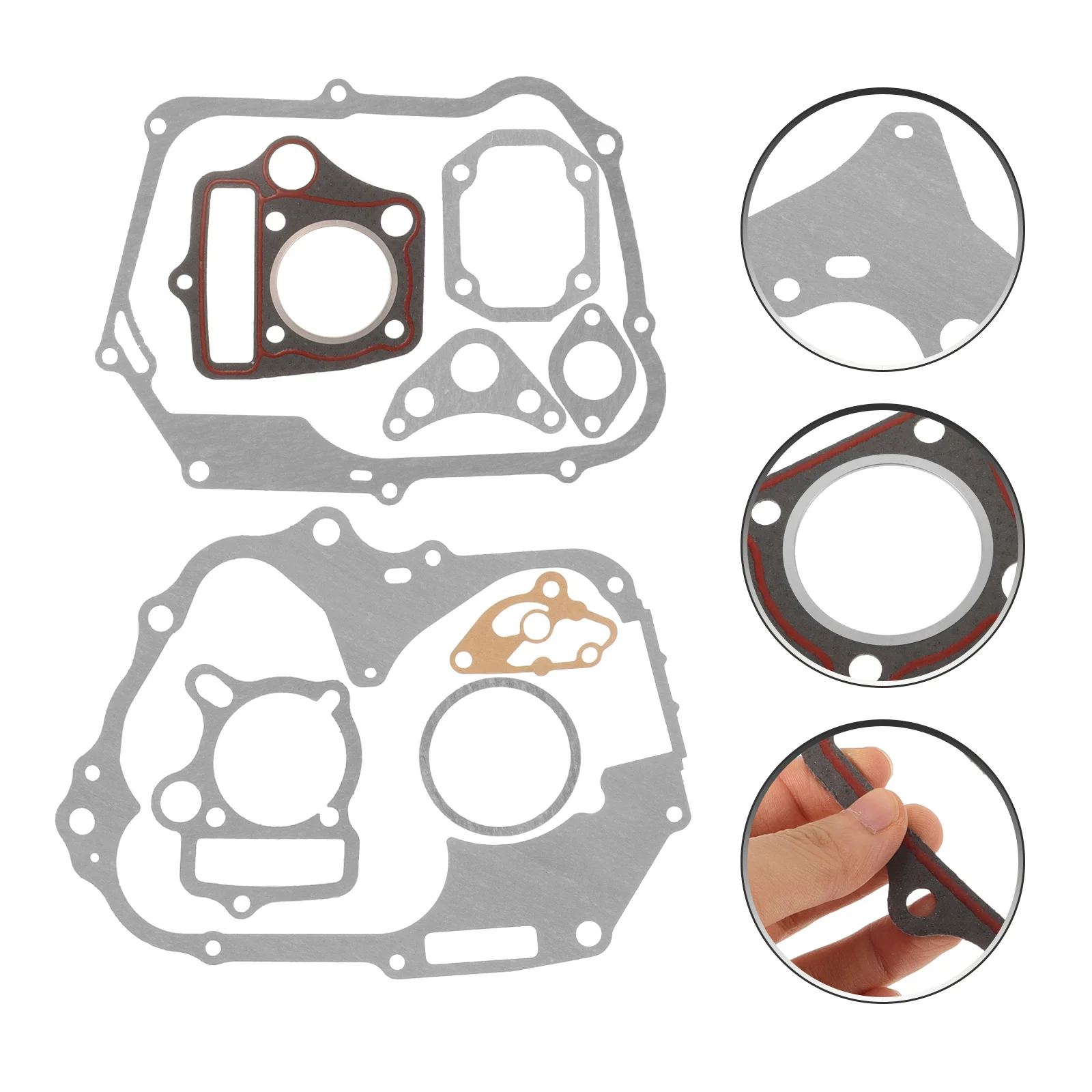 

Gasket Kit For Scooter Motorcycle Dirt Bike Horizontal Engine Replacement Cylinder Head Gaskets Clutch Cover Gasket Gas Scooter