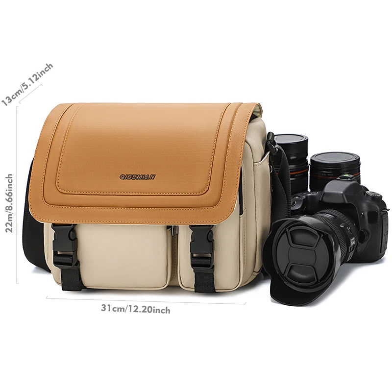 Single shoulder camera bag, DSLR camera micro single, men's and women's photography bag, crossbody cross