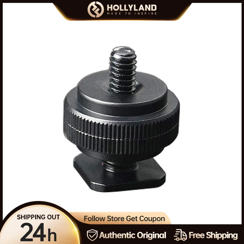 Hollyland Installation Accessories 1/4 Cold Shoe for Mars 300 Mars 400S Mars 400S Pro Camera Wireless Video Transmitter Adapter