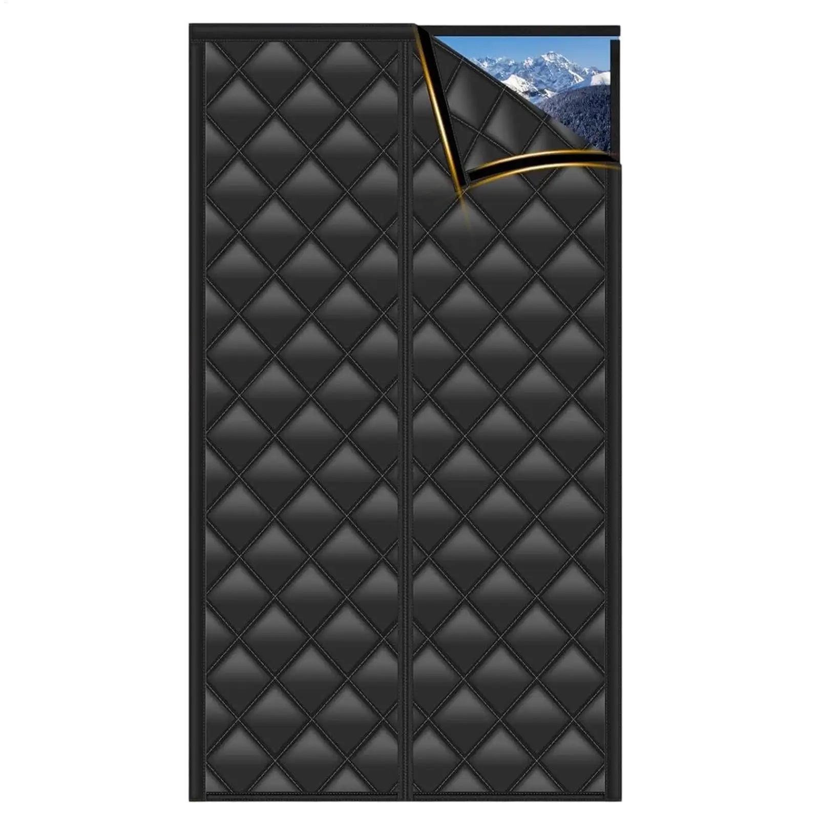 

Insulated Rv Door Curtains 33X80Inch Windproof Magnetic Folding Doors Insulation Cover For Travel Outdoor Protection Camping