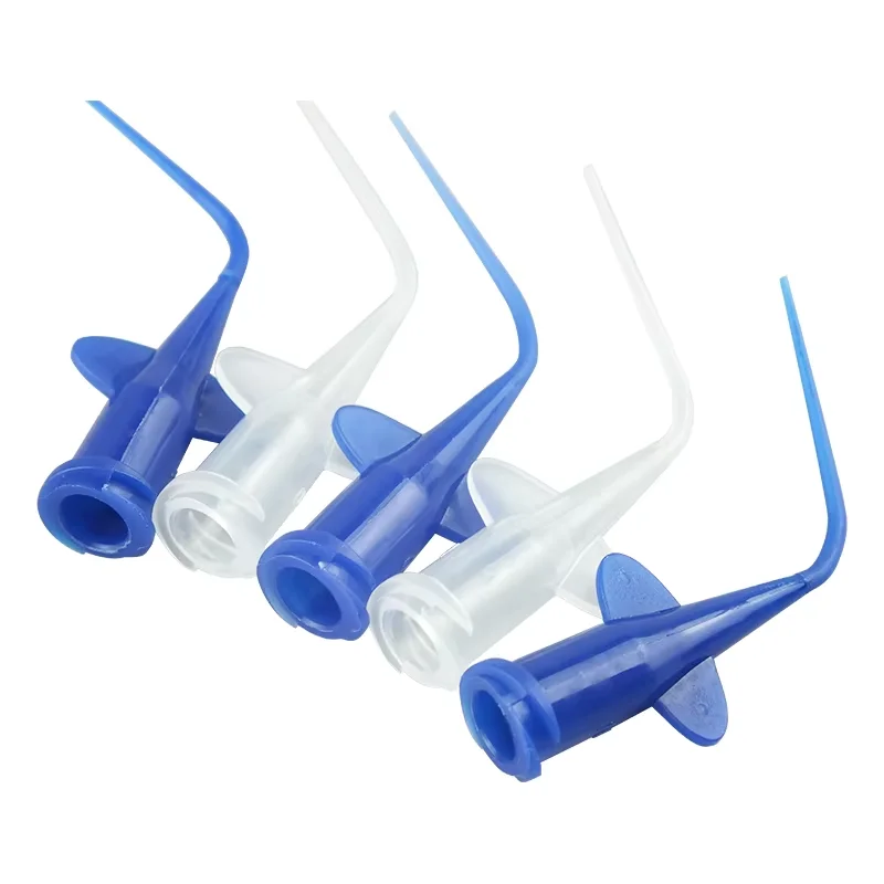 

100PCS/Pack Dental Disposable Syringe Tip Plastic Irrigation Needle Tip Endo Irrigation Root Canal Butterfly Needle Dentist Tool