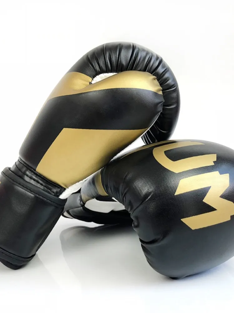 Atmungsaktive PU-Leder Boxhandschuhe für Kinder & Erwachsene 12oz 14oz 16oz Professionelle Trainingshandschuhe für Taekwondo und Muay Thai