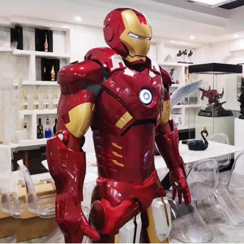 Marvel Iron Man 1:1 Mk7 Full Body Wearable Iron Man Armor New Upgraded Deluxe Edition Standard Edition Cosplay Suits