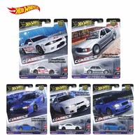 Hot Wheels 1/64 Nissan Skyline Cars Model Culture Modern Classic Series Car Model 190E Gift Toys