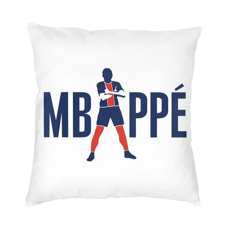 Custom Football Mbappes Pillow Case Home Decorative Modern Soccer Lover Outdoor Cushions Square Pillowcase