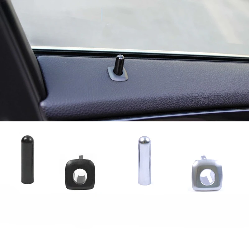 For 10-17 BMW 1/3/5/6 Series X1 X3 X4 X5 X6 Door Lock Button Safety Cap Door Bolt Cover Outer Ring