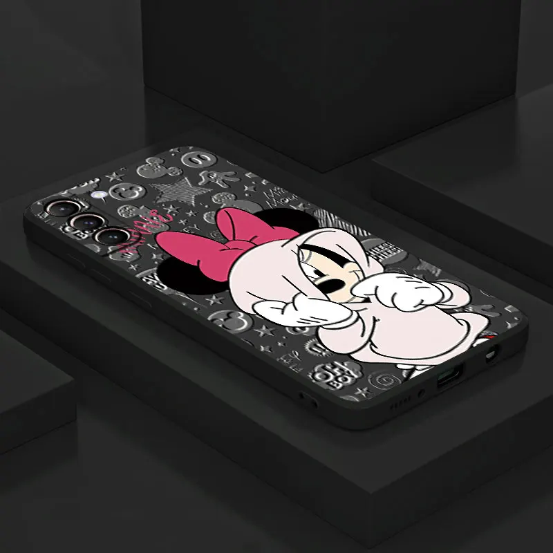 Disney Cute Minnies Mickeys etui do Samsung Galaxy s23 ultra S20 S9 S24 Plus note 10 20 S10e S22 s8 s21 FE etui na telefon Fundas