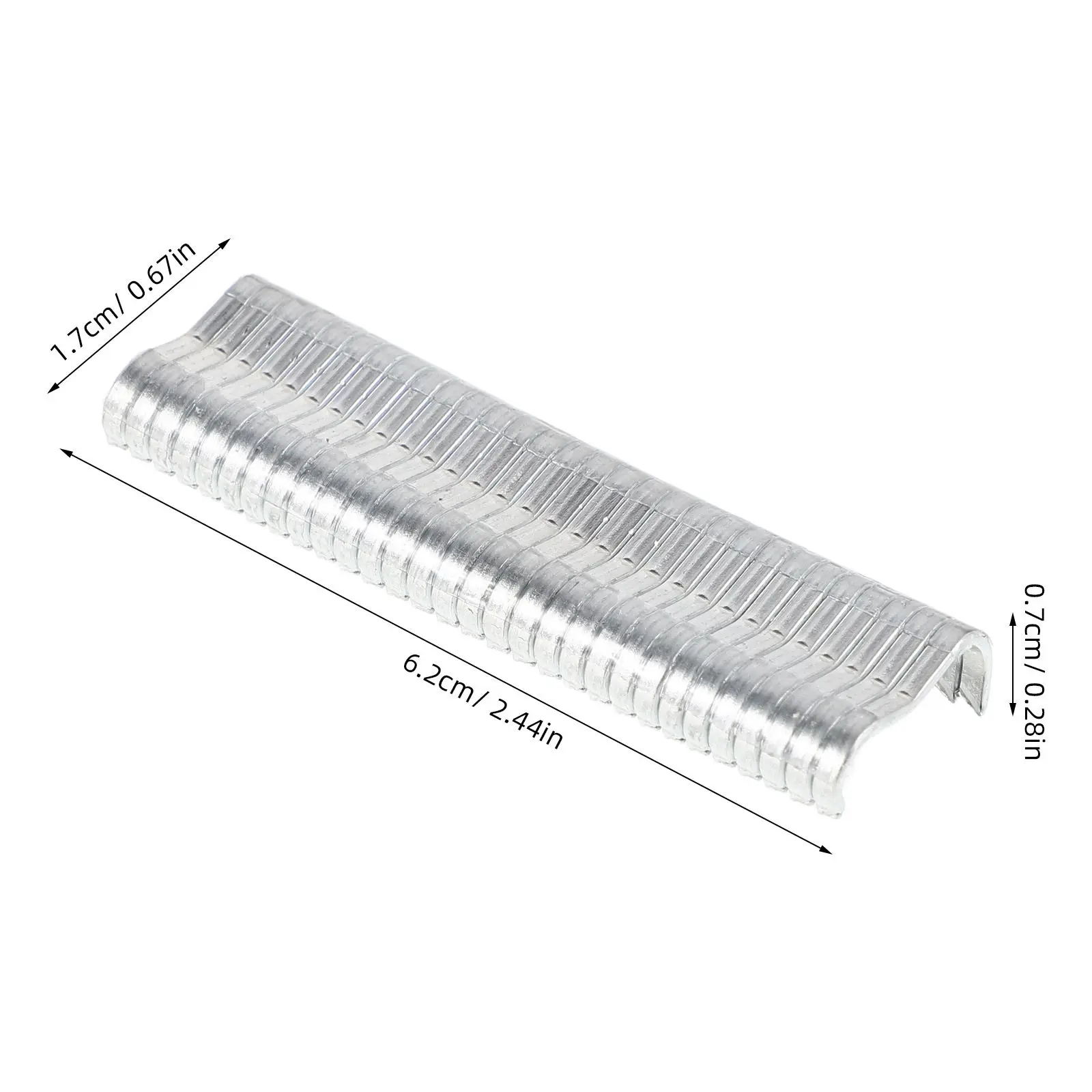 600 Pack Sturdy Silver M Clips Animal Cage Fasteners Pet Staples Designed For Secure Assembly Of Chicken And Small Enclosures