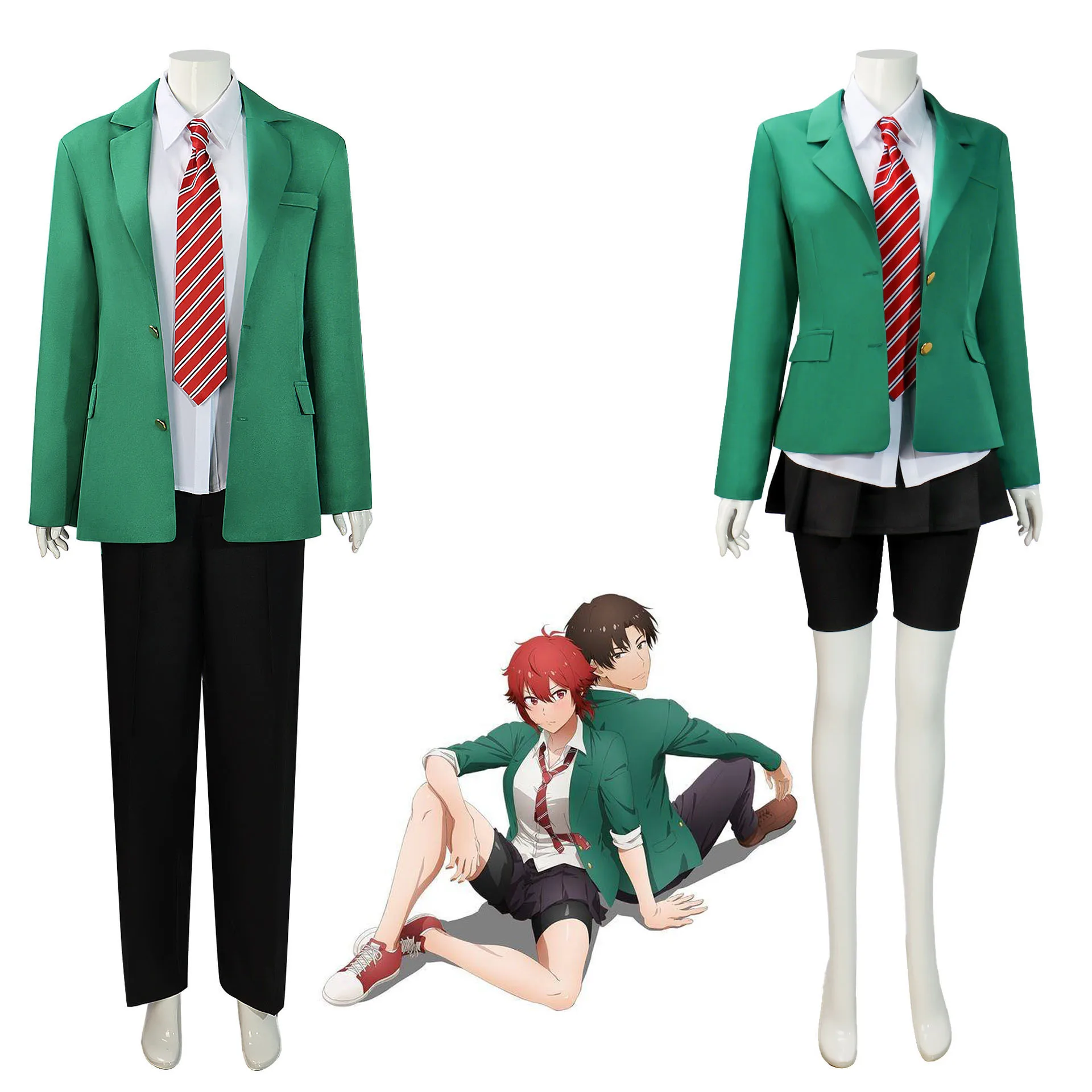 

Zhi Jiao - женский костюм для косплея, костюм для пары на Хэллоуин, косплей Zhi/Chunichiro Kubota