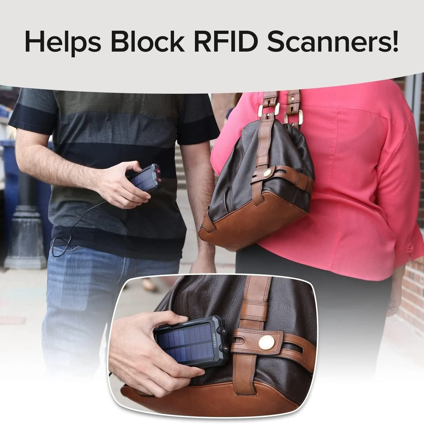 محافظ 4 محفظة تحجب RFID للرجال مع مشبك نقود قابل للإزالة - محفظة أنيقة رفيعة وآمنة ومقاومة للسحق