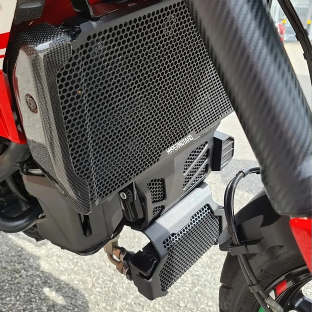 PER Ducati Hypermotard 821 SP 2013 2014 2015 2016 2017 Radiatore Griglia di Protezione Della Copertura del Dispositivo di Raffreddamento Della Protezione Hyperstrada Hypermotard 821