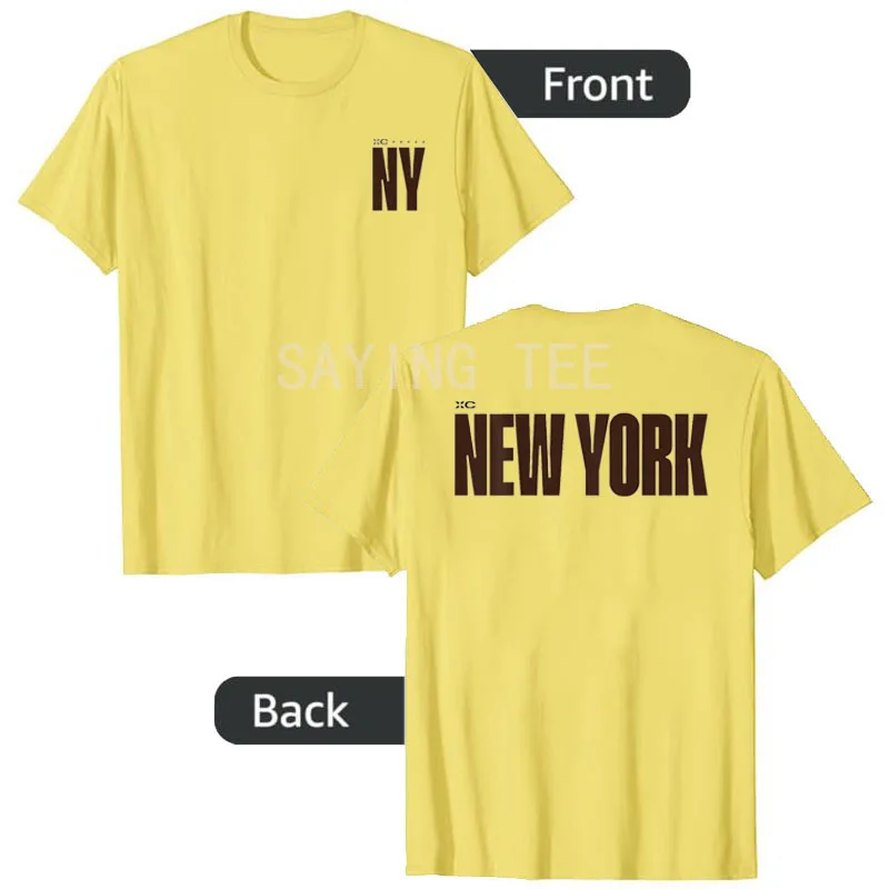 XC New York Standard T-Shirt „I Love NY“ – Reise- und New York-Thema, Grafik-Spruch-T-Shirt, Neuheit, Geschenk, Sommermode, Grafik-Kleidung – Detail 4