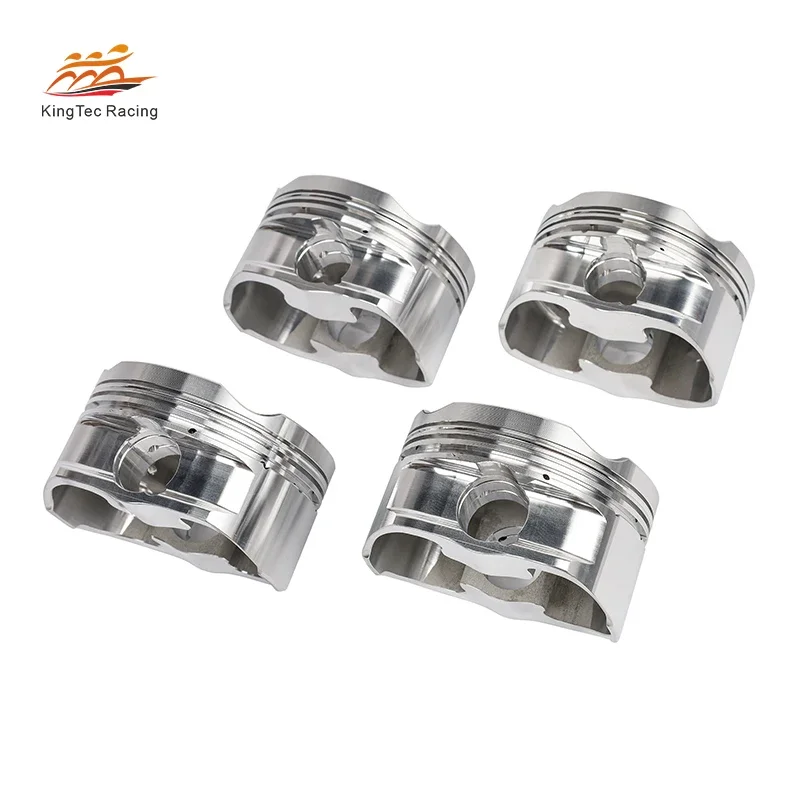 Schwarzer, oben geschmiedeter 4032 4A GE-Aluminiumkolben für Toyota Carina-Motor, 20 V, Auto-Ersatzteile, DOHC Inline 4 Gen5 Baustein