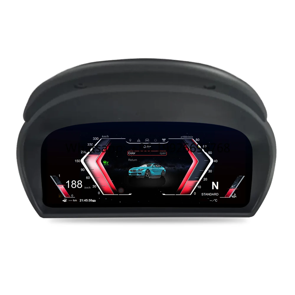 

12.3" LCD Speedometer Meter Screen Digital Dashboard Cluster Automotive Car Instrument Cluster for BMW X1 E84 2010 - 2014 LINUX