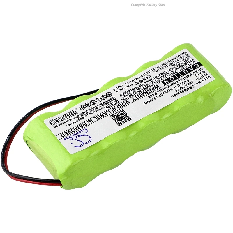 Replacement 6V 1100mAh Battery 5x2-3A600 for Fluke Analyzers Memobox