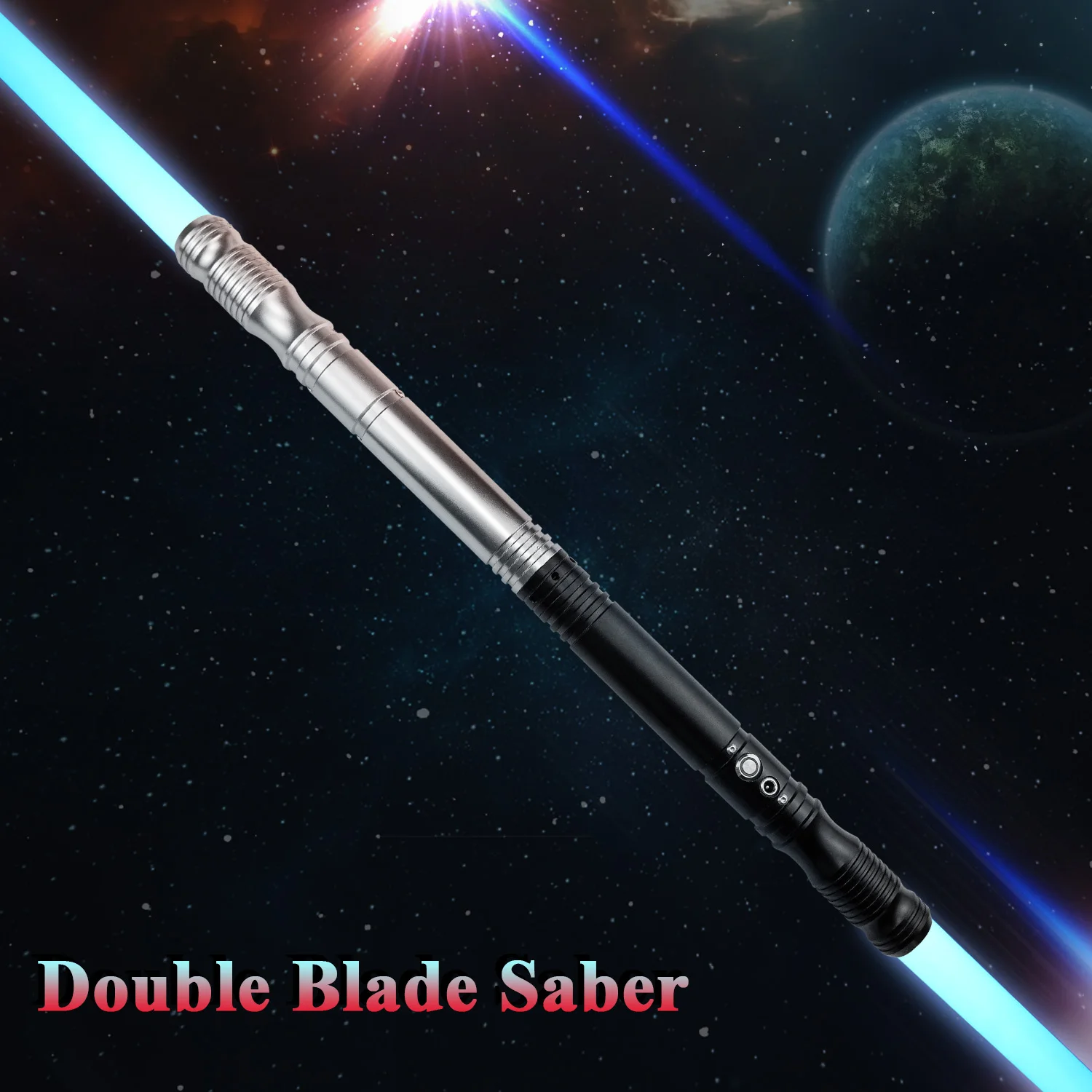 THY SABER Metal hilt Heavy Dueling 12 Color Change Volume Adjustment Force  FOC Blaster Swords Toys