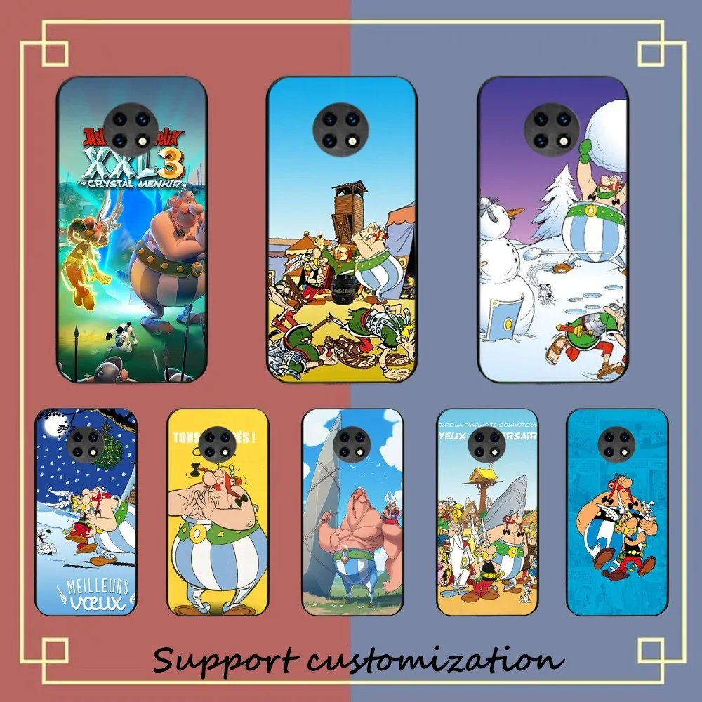 Comics Asterix Obelix Phone Case For Redmi Note 4 X 5 A 6 7 8 T 9 9S 10 11 11S 11Epro Poco M3 Pro