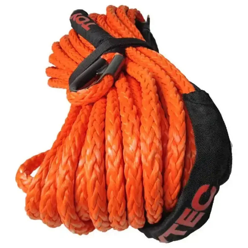 

Высокопрочный 12-миллиметровый плетеный трос для лебедки UHMWPE для восстановления бездорожья, буксирные мотузки для морской лебедки, аварийный инструмент