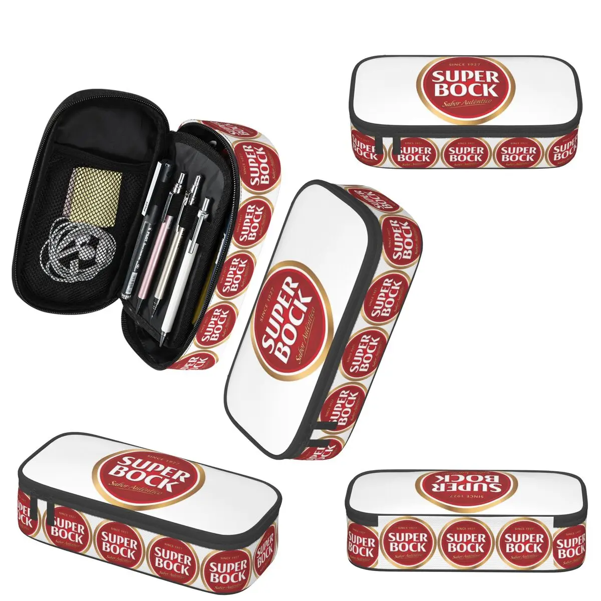 Пенал Super Bock для мальчиков и девочек, школьная коробка для ручек, сумка-карандаш, канцелярские принадлежности, сумка-держатель для ручек