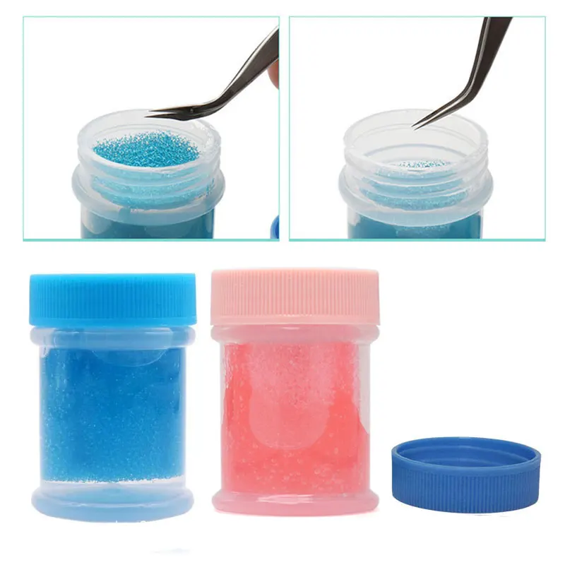 25g Wimpers Pincet Cleaner Plastic Fles Lash Lijm Remover Vloeibare Spons Wimperverlenging Schoon Gereedschap