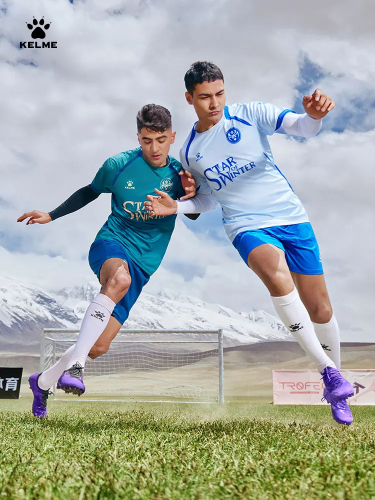 Kelme Men\'s Football Uniform Uniform Custom Soccer Jerseys Team Uniforms And Outdoor Sports Sets For Running