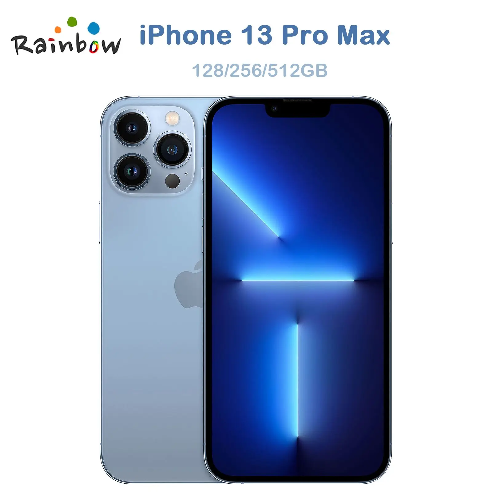 Original iphone 13 pro max apple 128gb 256gb 512gb 1tb rom genuíno oled a15 ios face id nfc desbloqueado 5g telefone celular