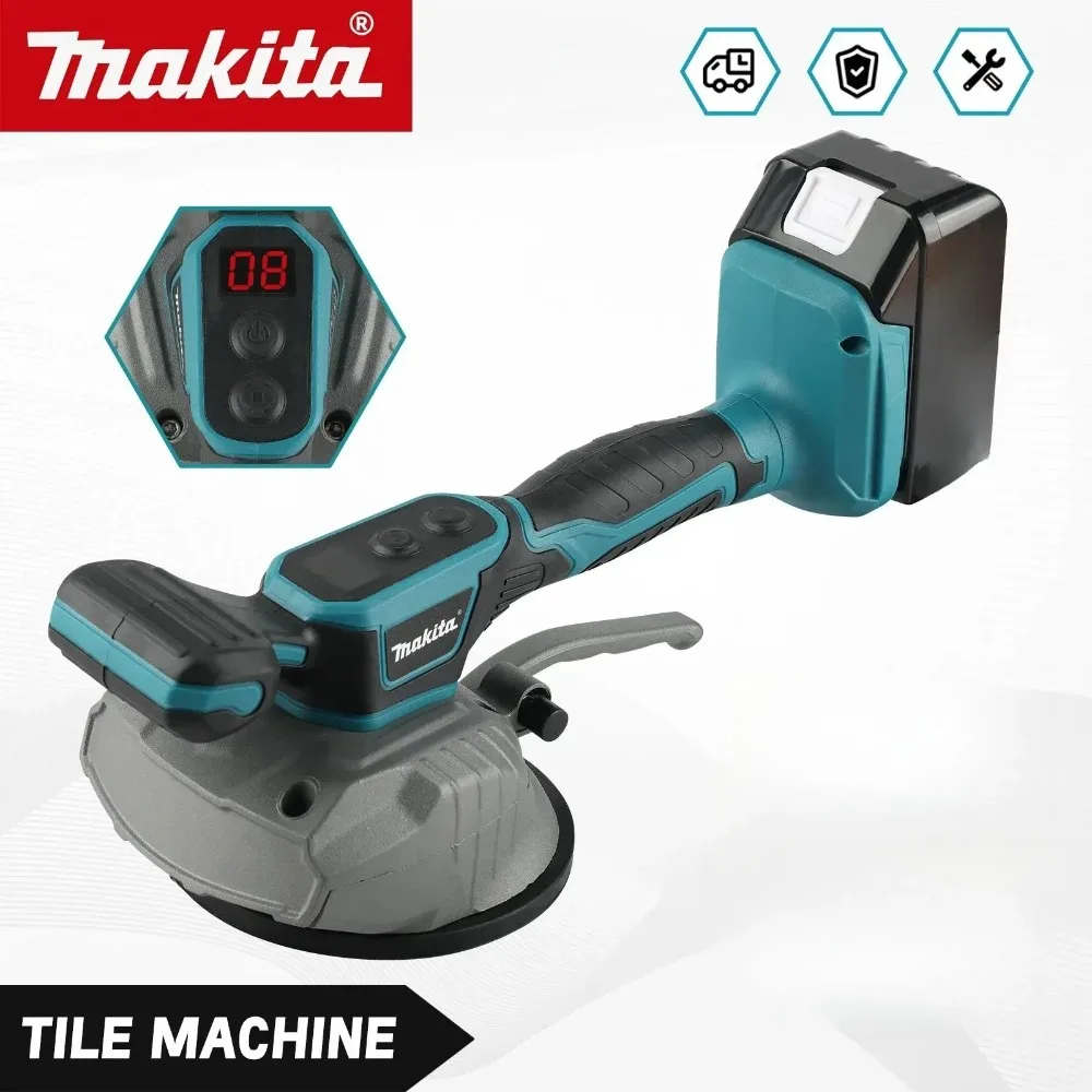 

Makita Electric Tile Leveler 10000rpm 8 Gear Vibration Frequency 7500mAh Digital Display Tile Laying Tool for Truck Platform