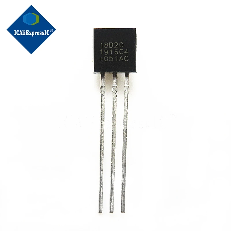 5piece DS1820 Stainless steel package Waterproof DS18B20 temperature probe temperature sensor 18B20 For Arduino