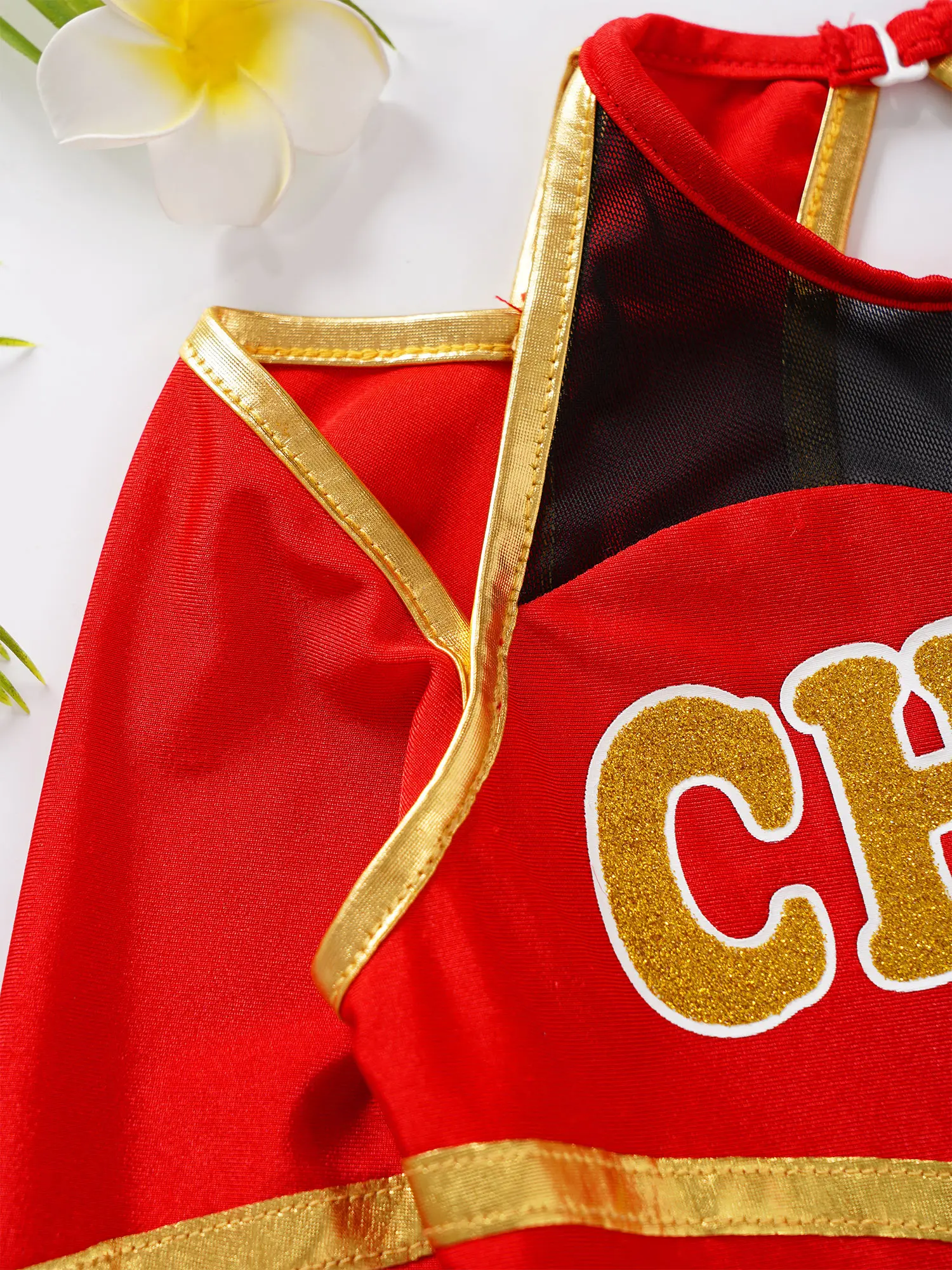 Kids Cheerleading Uniform Dress School Girls Cheerleader Costumes Children Cheering Team Clothes Sets for Dancing Competition