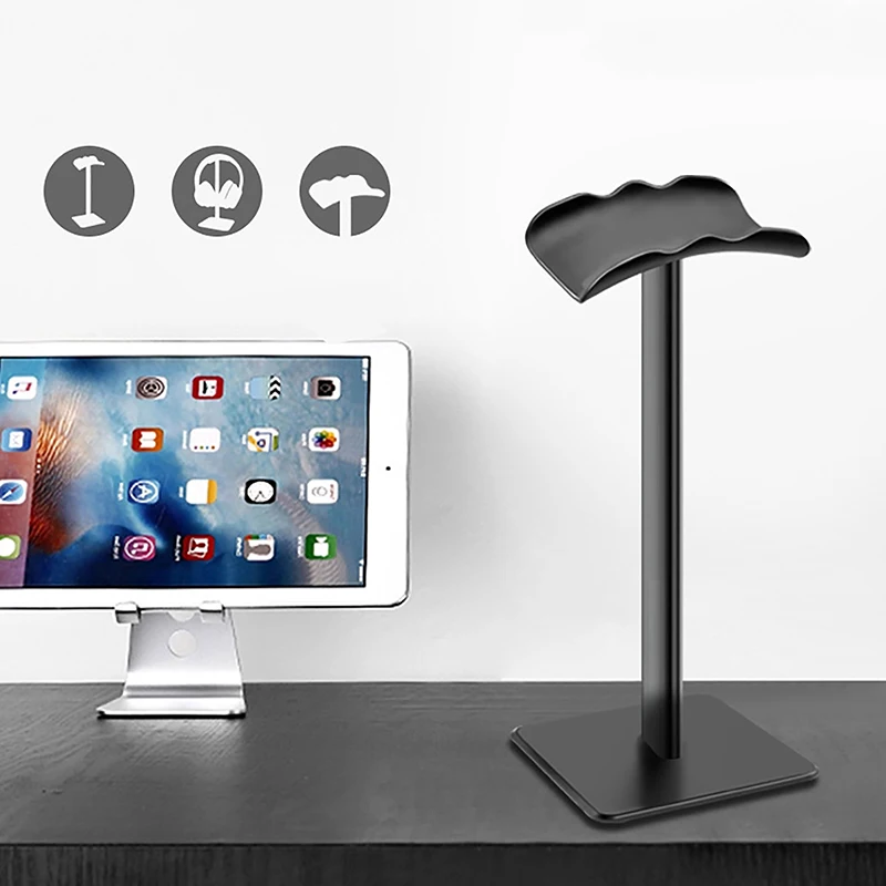Aluminium Legierung Kopfhörer Ständer Halter Platzsparende Gaming Headset Ständer Rack Desktop-Organizer Display Kopfhörer Aufhänger Halterung
