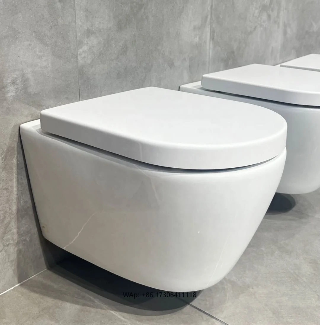 W8690 salle de bain moderne tenture murale certificat CUPC toilette murale senior, salle de bain toilette murale en céramique