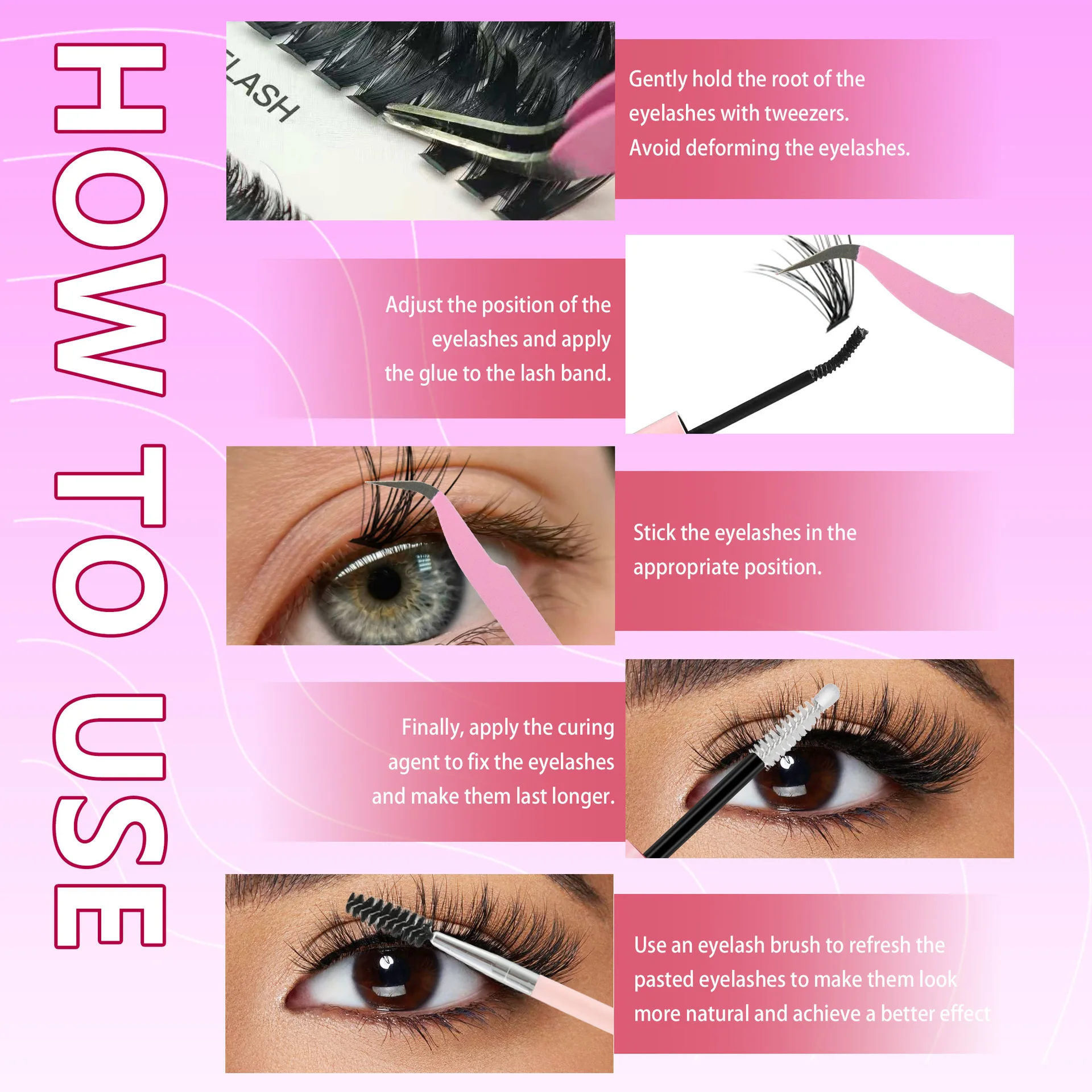 لتقوم بها بنفسك لاش تمديد عدة سعة كبيرة رقيق الرموش تمديد العنقودية الفردية لتقوم بها بنفسك جلدة الرموش الصناعية الطبيعية ماكياج