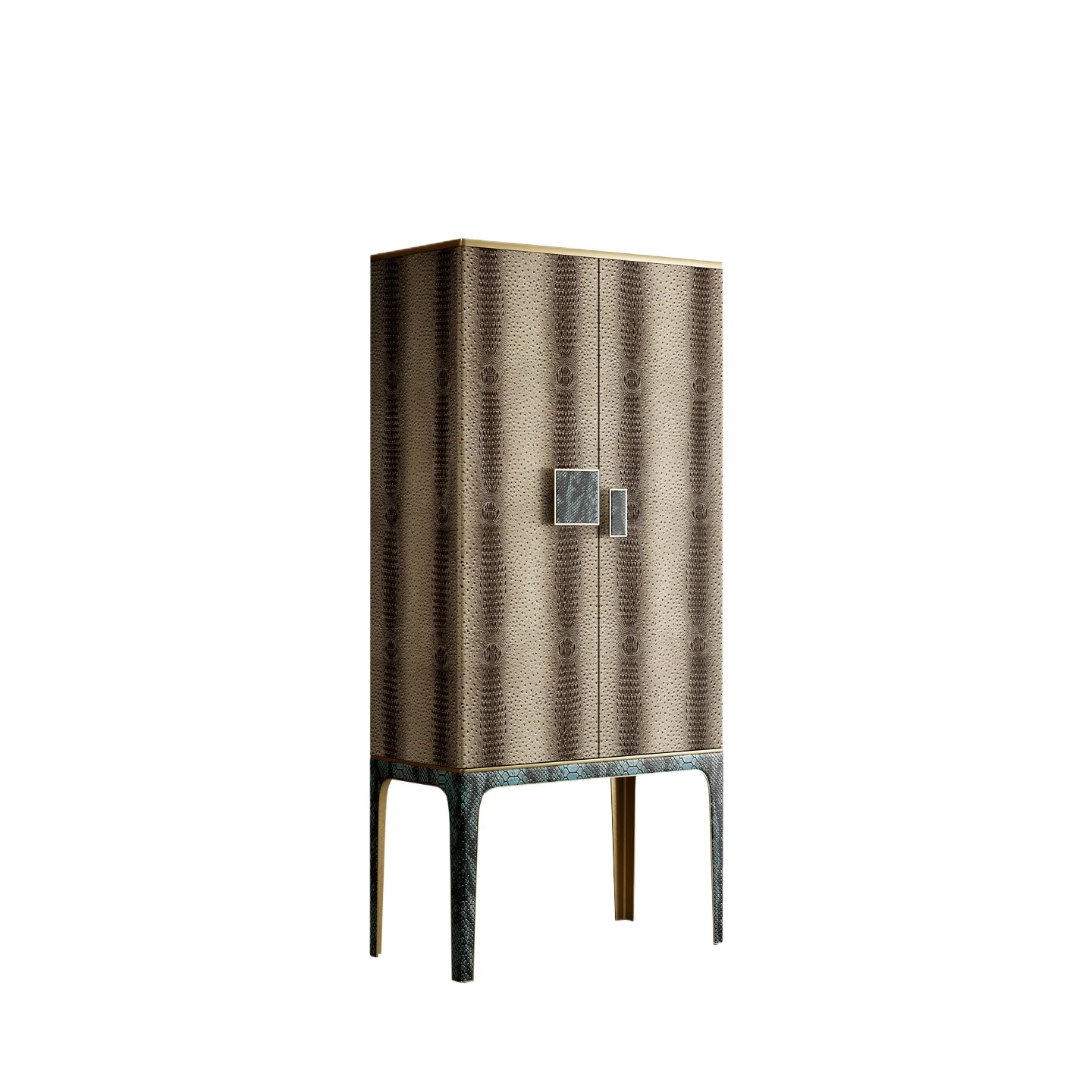 LMM light luxury wine cabinet Italian mansion large flat floor living room entrance cabinet