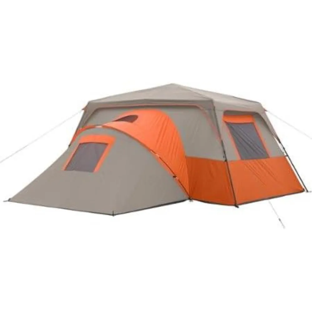 

Camping Tent11Person 3 Room Instant Cabin Tent ,with Private Room.large Front Awning for Protected Entry depression Mounted Tent