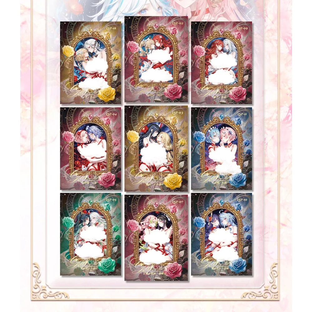 Trendy Popular Dream Isle Female Card Fans' Like Charming Characters Creative Decorative Toys Collection Cards Adolescent Gifts