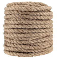 10mm 10/30/50M Natural Jute Rope Twine Rolls Rope Hemp Twisted Cord Macrame String Pet Scratching Handmade DIY Craft Decoration