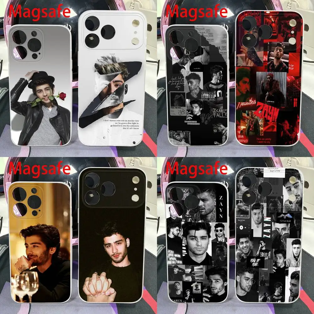 

Singer Z-Zayn Malik Phone Case For iPhone 14,16,15,11,13,17,12,Air,Mini,Plus,E,Pro,Max Magnetic Magsafe Frosted Cover
