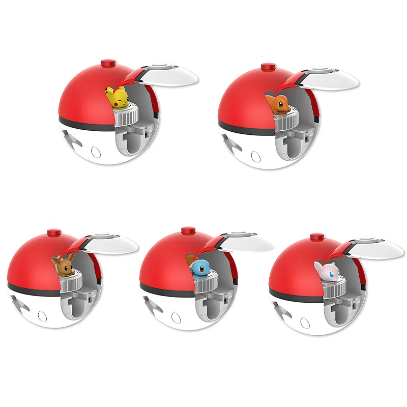 オリジナルポケモンこまエルフモンスターボールフィギュアピカチュウ