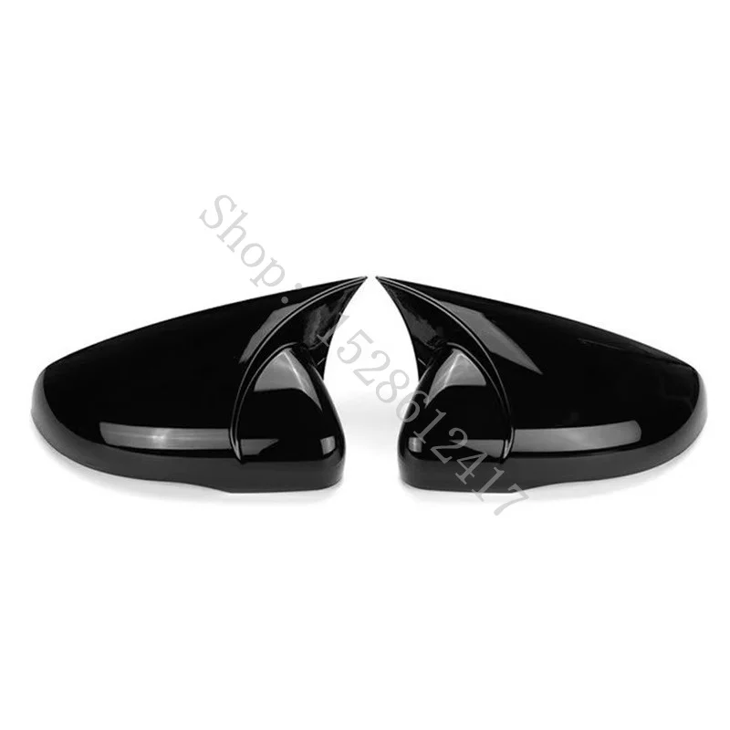 For VW Golf 6 MK6 6R GTI GTD 2009 2010 2011 2012~2013 Car accessories Glossy Black Rearview mirror cover Trim/Rearview mirror view 6