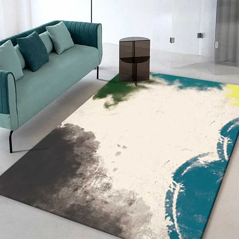 Abstract Ink Style Large Area Rug Modern Living Room Sofa Coffee Tables Rugs Simple Bedroom Carpet Study Cloakroom Aisle Carpets