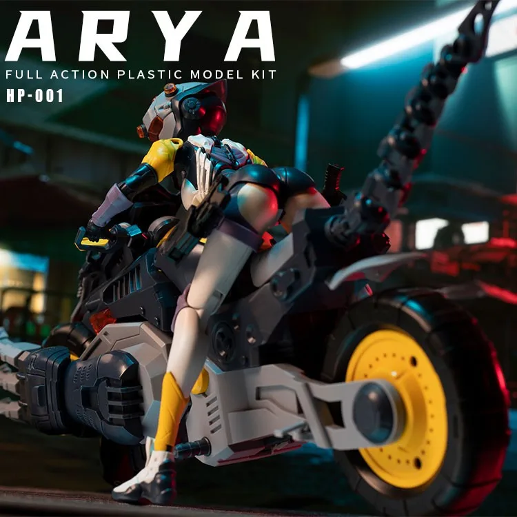 In Stock Cyberpunk Suyata 1/12 The Hunter'S Psalm Alia Mechanic Kawaii Anime Figures Assembling Model Action Figures Toy