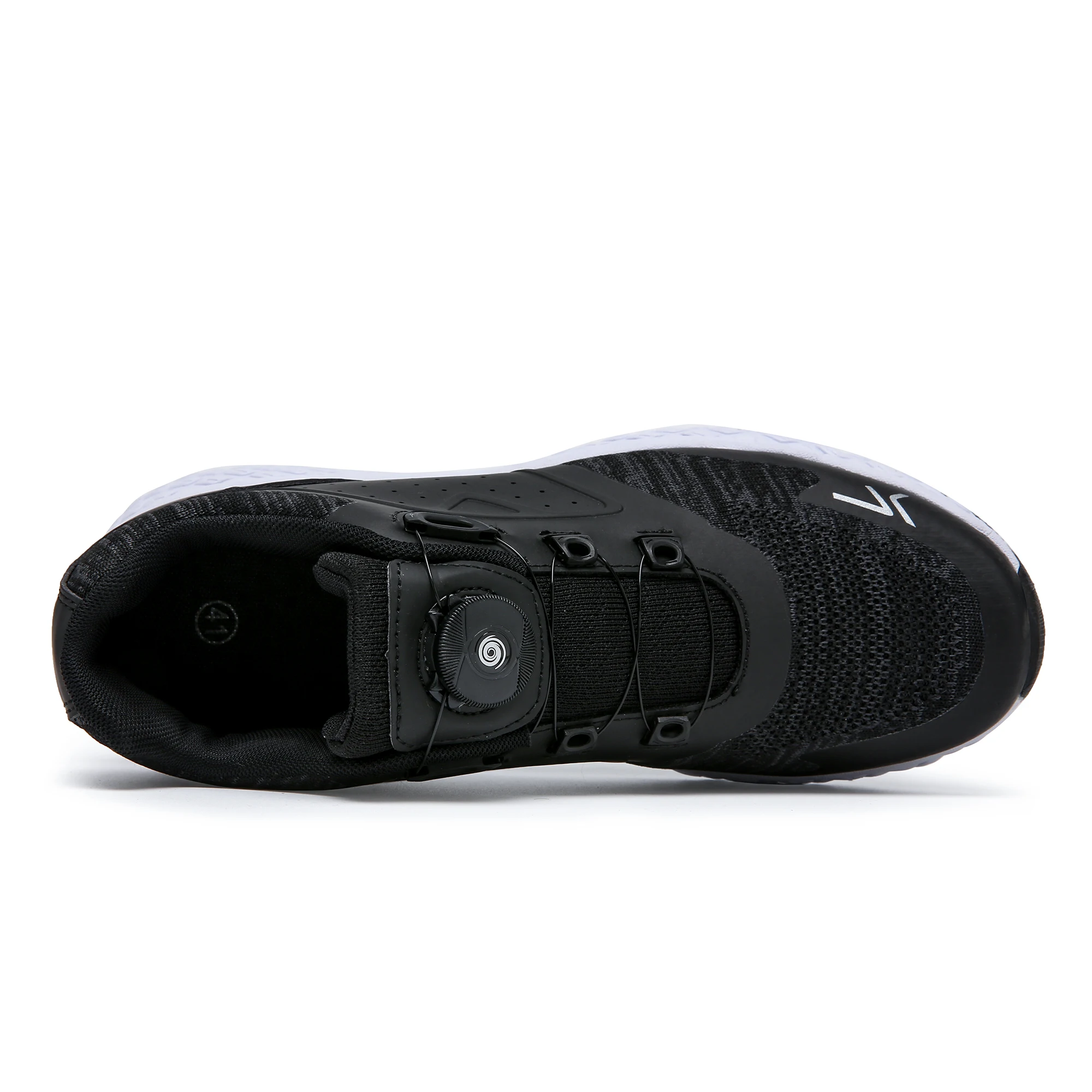 Professional Golf Shoes Men's Indoor and Outdoor Training Shoes GOLF Waterproof, Lightweight, Breathable, Nail Free Swivel Butto