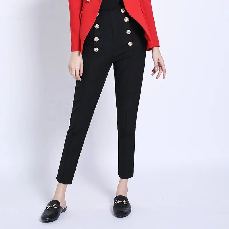 Ele レディース カラーブロ 2023 秋 ファッション スーツ トレンド レディース服