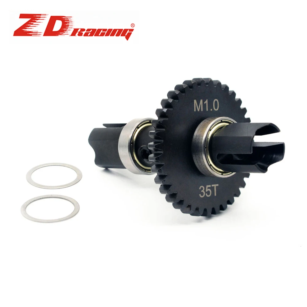 ZD Racing Metal Steel 35T Center Spool Gear Set 8569 For ZD Racing 1/7 EX-07 EX07 RC Car Original Upgrade Parts Accessories