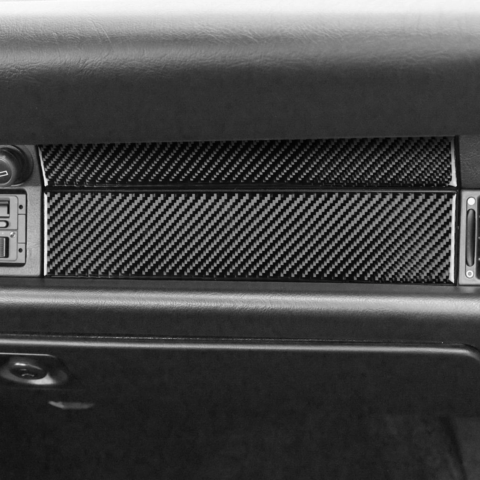 Real Soft Carbon Fiber Car Front Passenger Dashboard Trim Panel Interior Accessories Sticker FOR Porsche 911 964 993 1989-1998 view 5