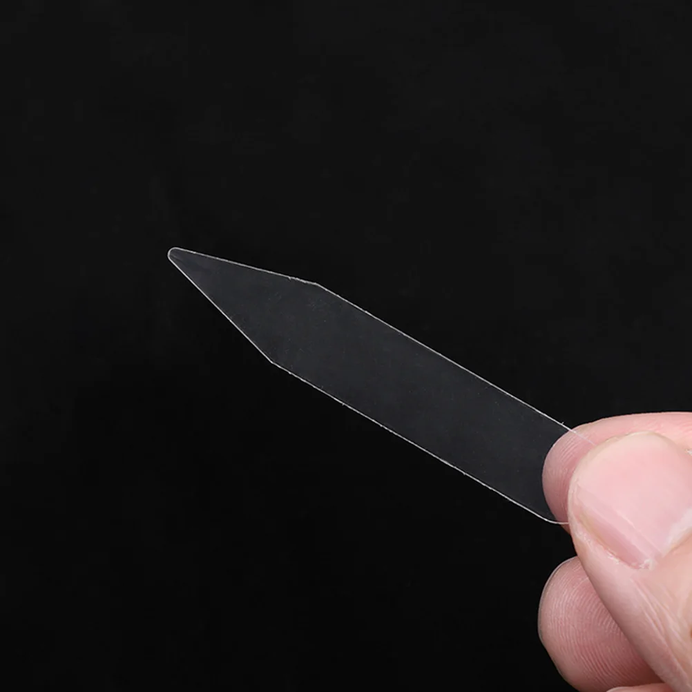 200 Uds. Collar de camisa se mantiene insertos de soporte para hombres y mujeres camisas de vestir protectores de cuello para mascotas ligero duradero Formal Casual