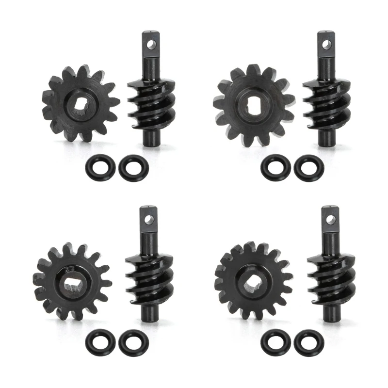 

Gears Differential Axles Steel Gears 12T 13T 14T 16T Steel Worm Gears for Axial SCX24 1/24 Crawler Car