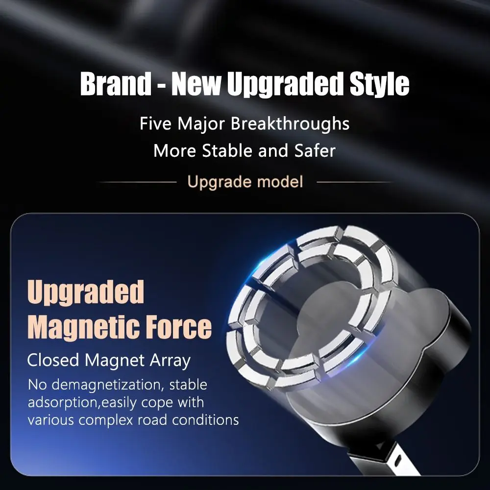 

New Suction Cup Magnetic Phone Holder Rotatable Adjustable Adsorption Bracket Extendable Multi-functional Cell Phone Stand